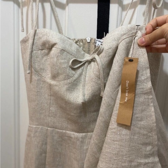 Reformation Joyce Linen Dress NWT - Picture 6 of 7